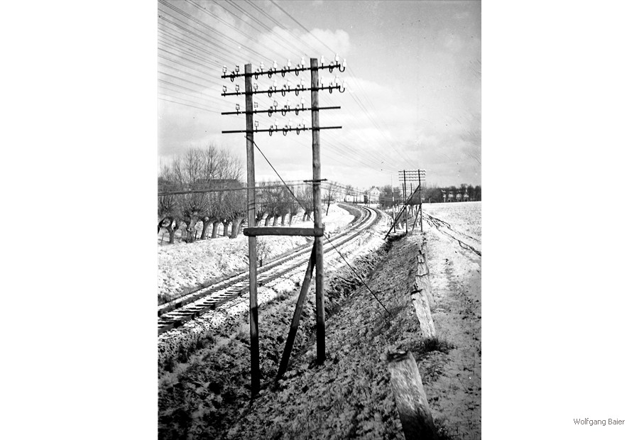 Eisenbahnstrecke Ribnitz vor Riekdahl (1931)