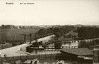 Blick von der Petrischanze auf den Petridamm mit der hölzernen Klappbrücke um 1910. (Foto: Sammlung Hans Joachim Vormelker)