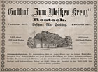 Zeitungsanzeige von 1918 (Sammlung: Volkmar Baier)